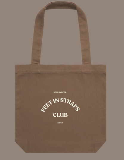 Essentials Bundle: Feet In Straps Club Tote and Grip Socks