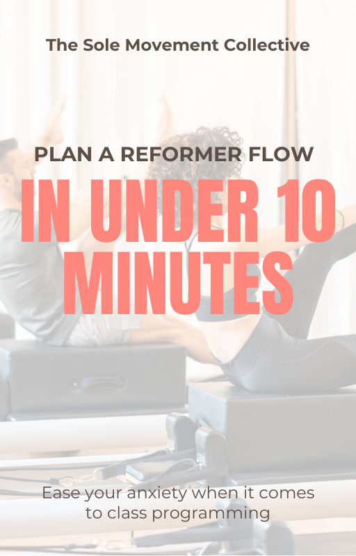Plan a Reformer Flow In Under 10 Minutes E-book.