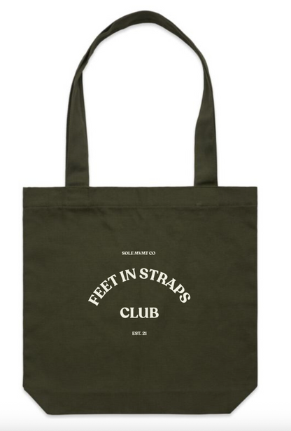 Feet In Straps Club Tote Bag