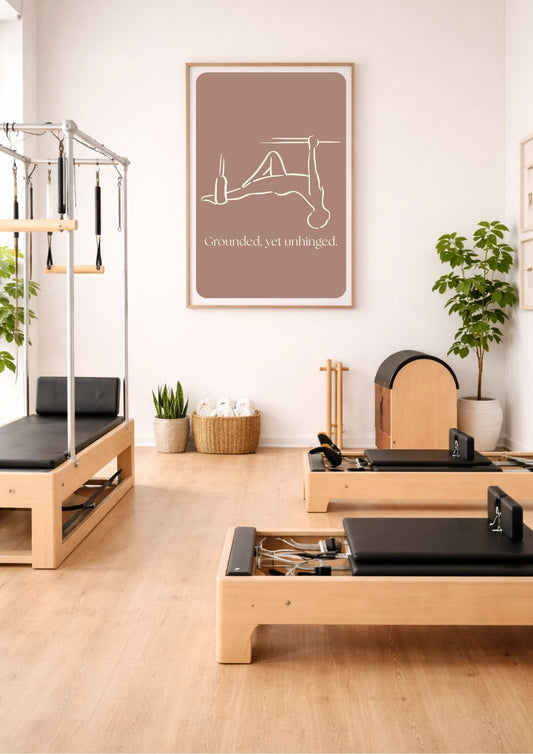 Minimalistic Pilates Wall Art