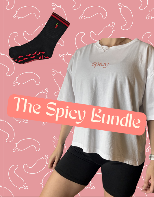 The Spicy Bundle: T-shirt & Grip Socks