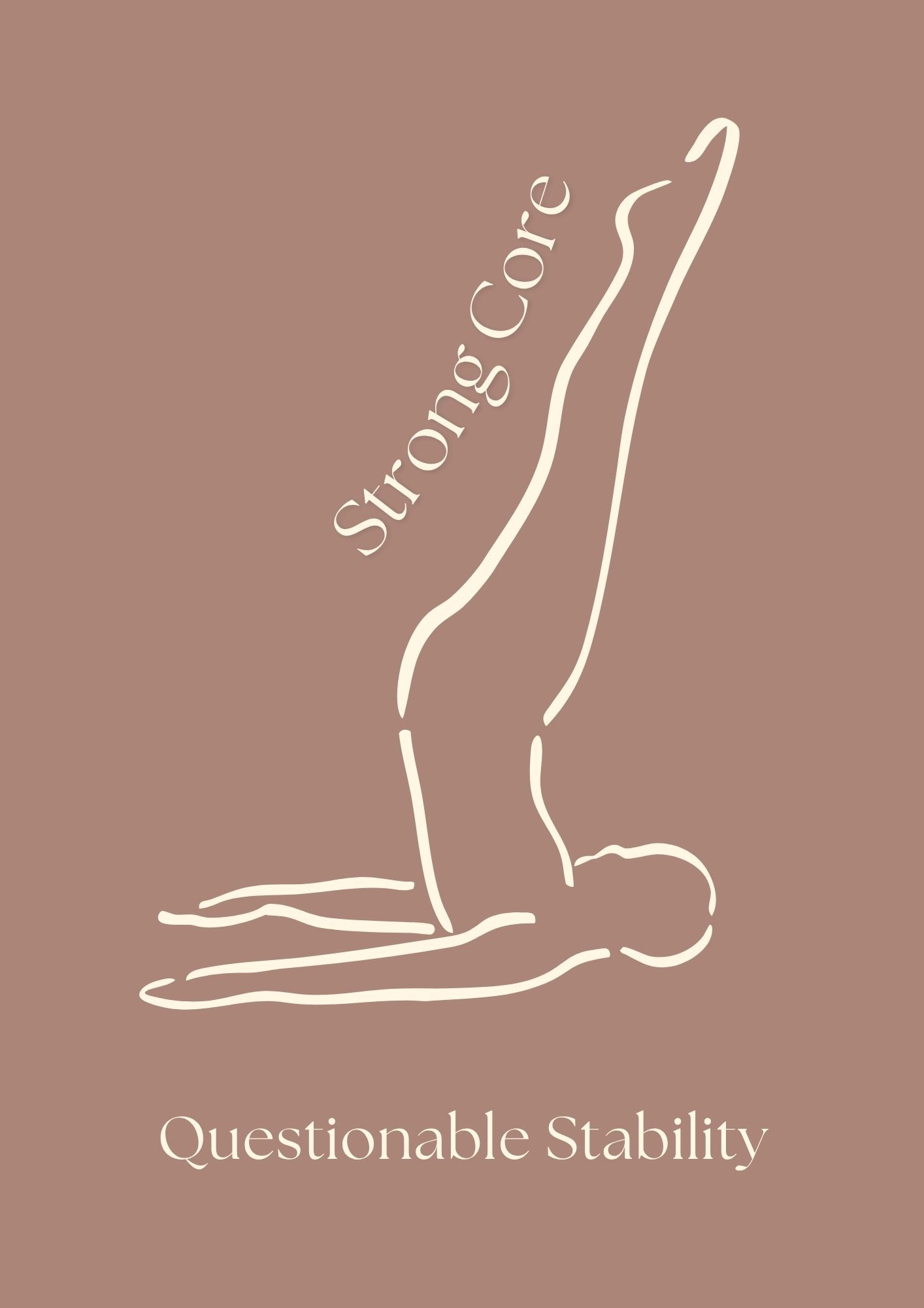 Minimalistic Pilates Wall Art