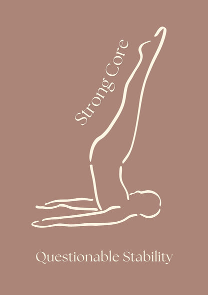 Minimalistic Pilates Wall Art